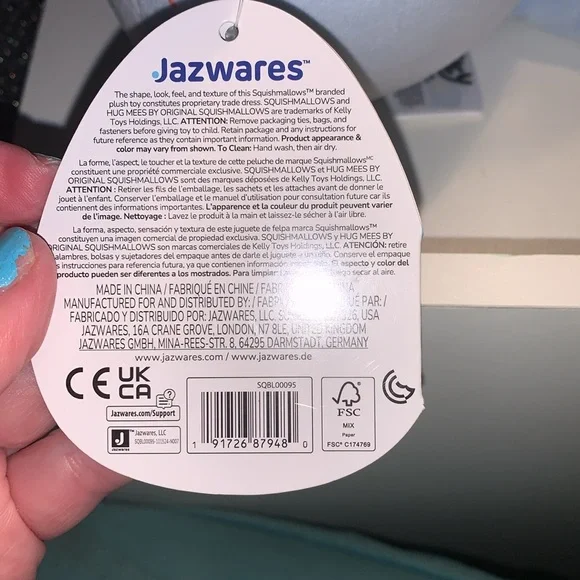 Hugmees by squismallows Bluey ‎ NWT - Picture 8 of 11